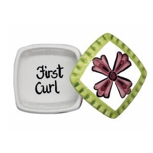 Goodness Gracious Baby First Curl Glass Keepsake | Hair Keepsake Memento